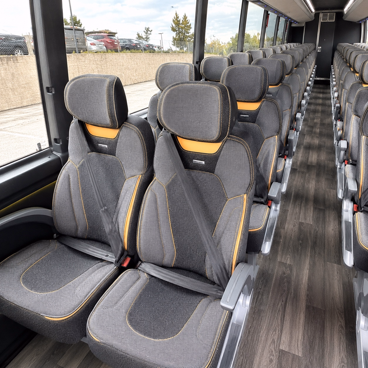 nashua charter bus inside